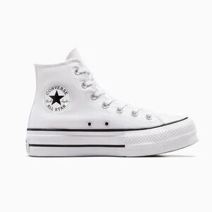 Converse White High-Top Sneakers
